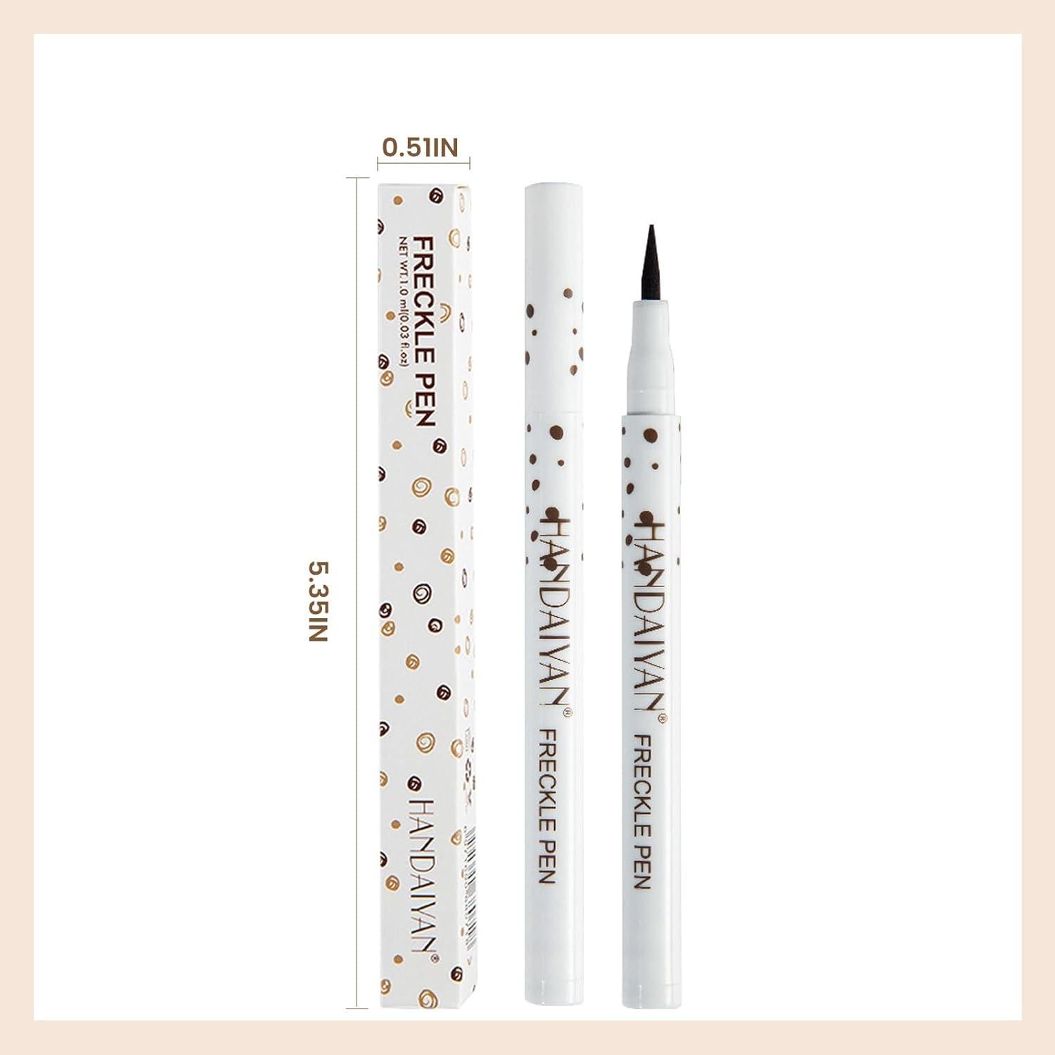 Kit 2 Bolígrafos de Pecas Liopif - Maquillaje Natural 01Marrón Claro + 02Café Natural