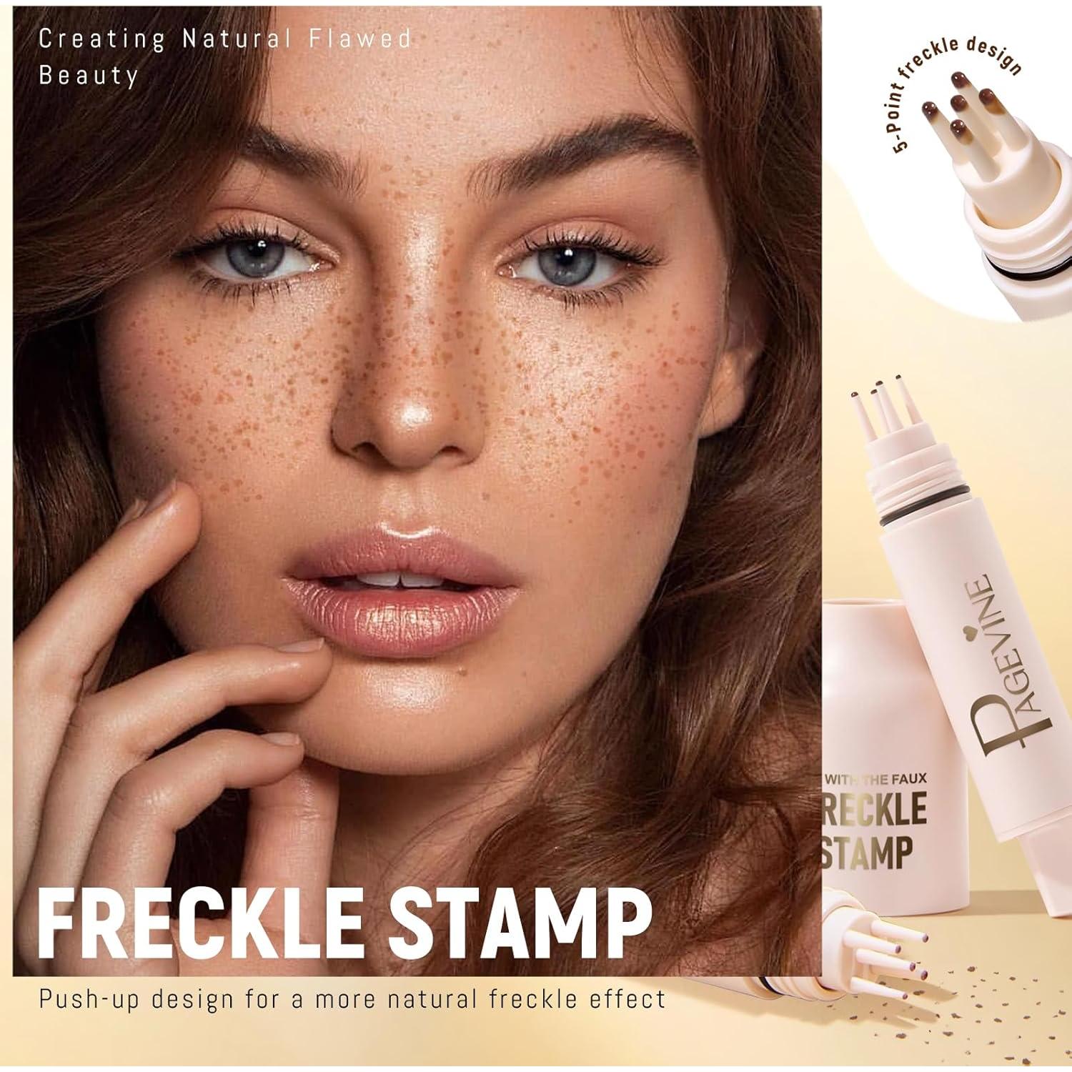 Set de 3 Bolígrafos Sello de Pecas Falsas - Maquillaje Natural