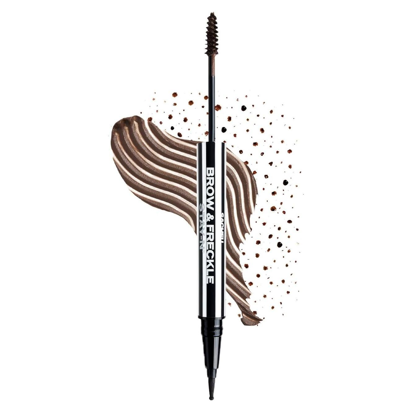 Gel Tinte para Cejas y Lápiz de Pecas Sacheu 2-en-1 Café Mocha