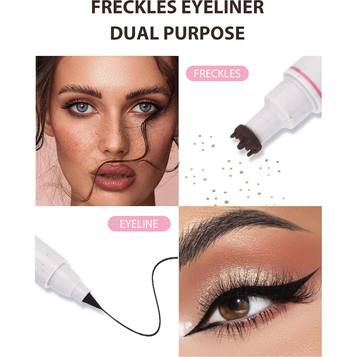 Bolígrafo de Sello de Pecas 2-en-1 Jutqut - Delineador y Tatuaje