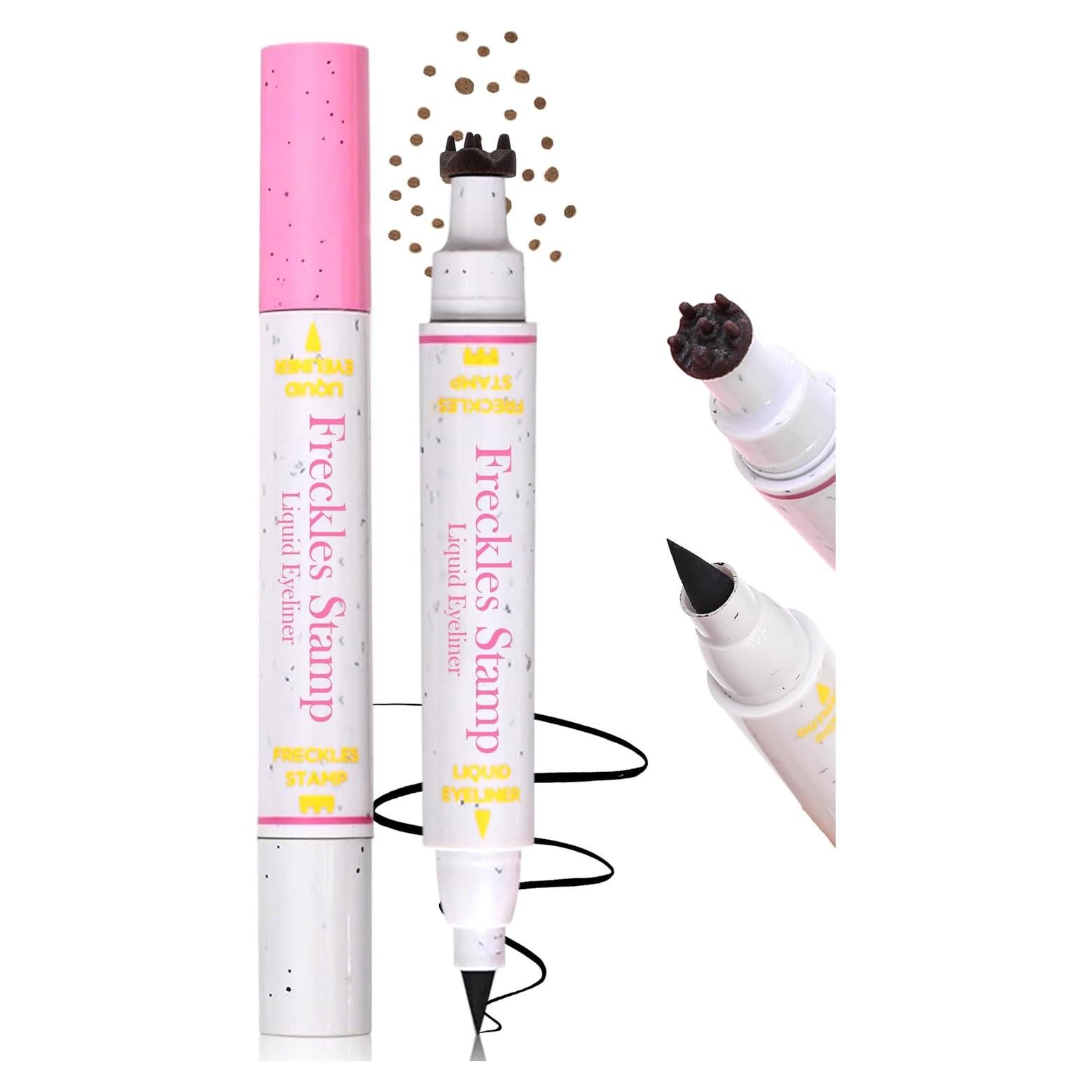 Bolígrafo de Sello de Pecas Erinde 2-en-1 Impermeable 04 Espresso