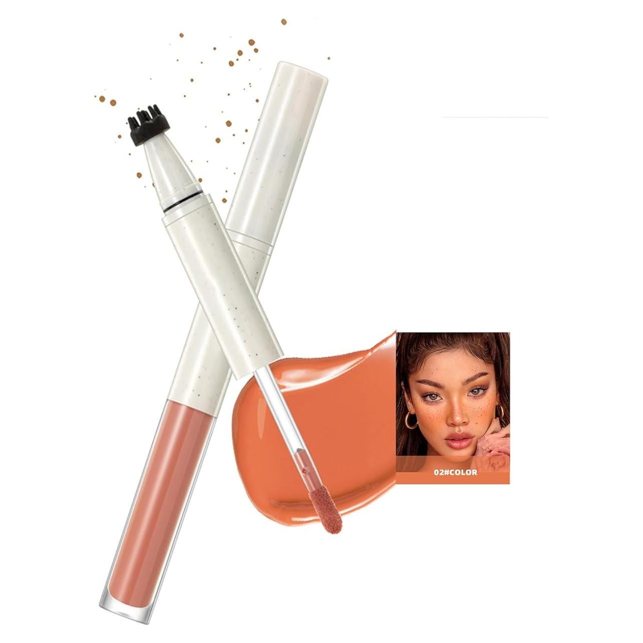 Bolígrafo 2 en 1 Rubor y Pecas DLZZRS - A prueba de Agua