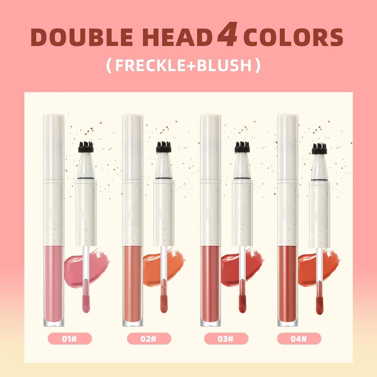 Bolígrafo 2 en 1 Rubor y Pecas DLZZRS - A prueba de Agua