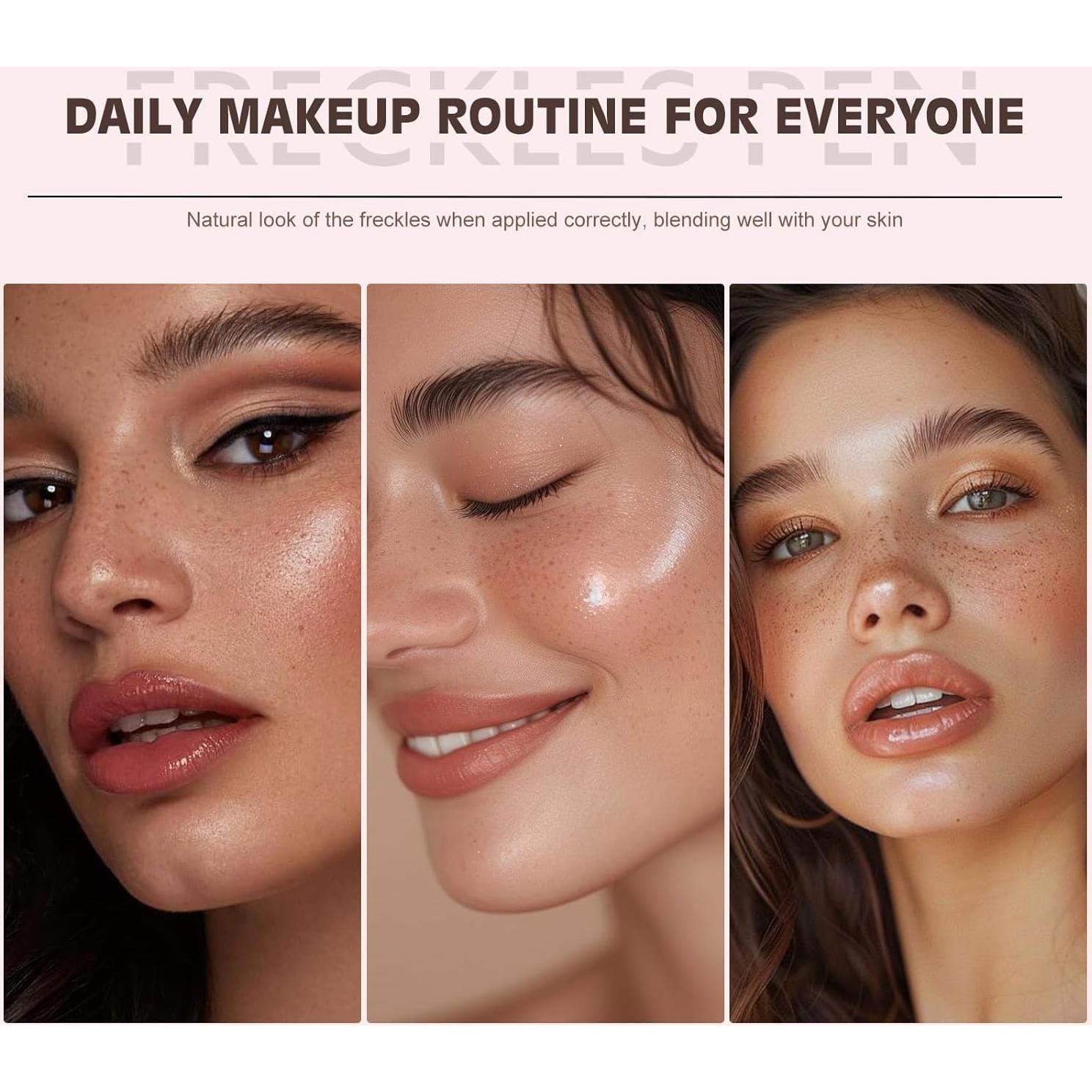 Kit Sello de Pecas Wugbc 2 PCS - Marrón Claro y Medio