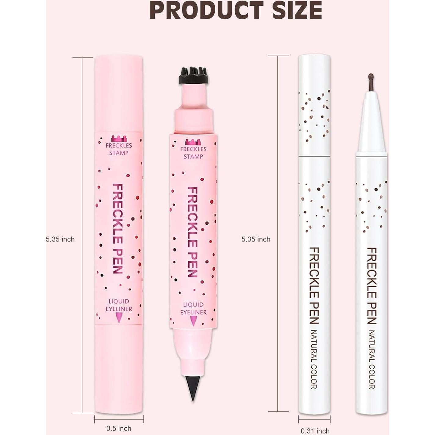 Kit Sello de Pecas Wugbc 2 PCS - Marrón Claro y Medio