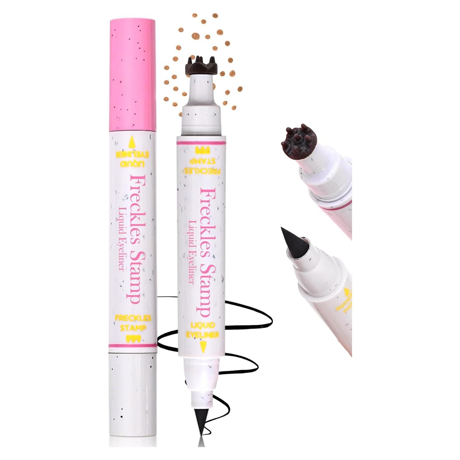 Bolígrafo Sello de Pecas Erinde 2-en-1 Impermeable 01 Claro