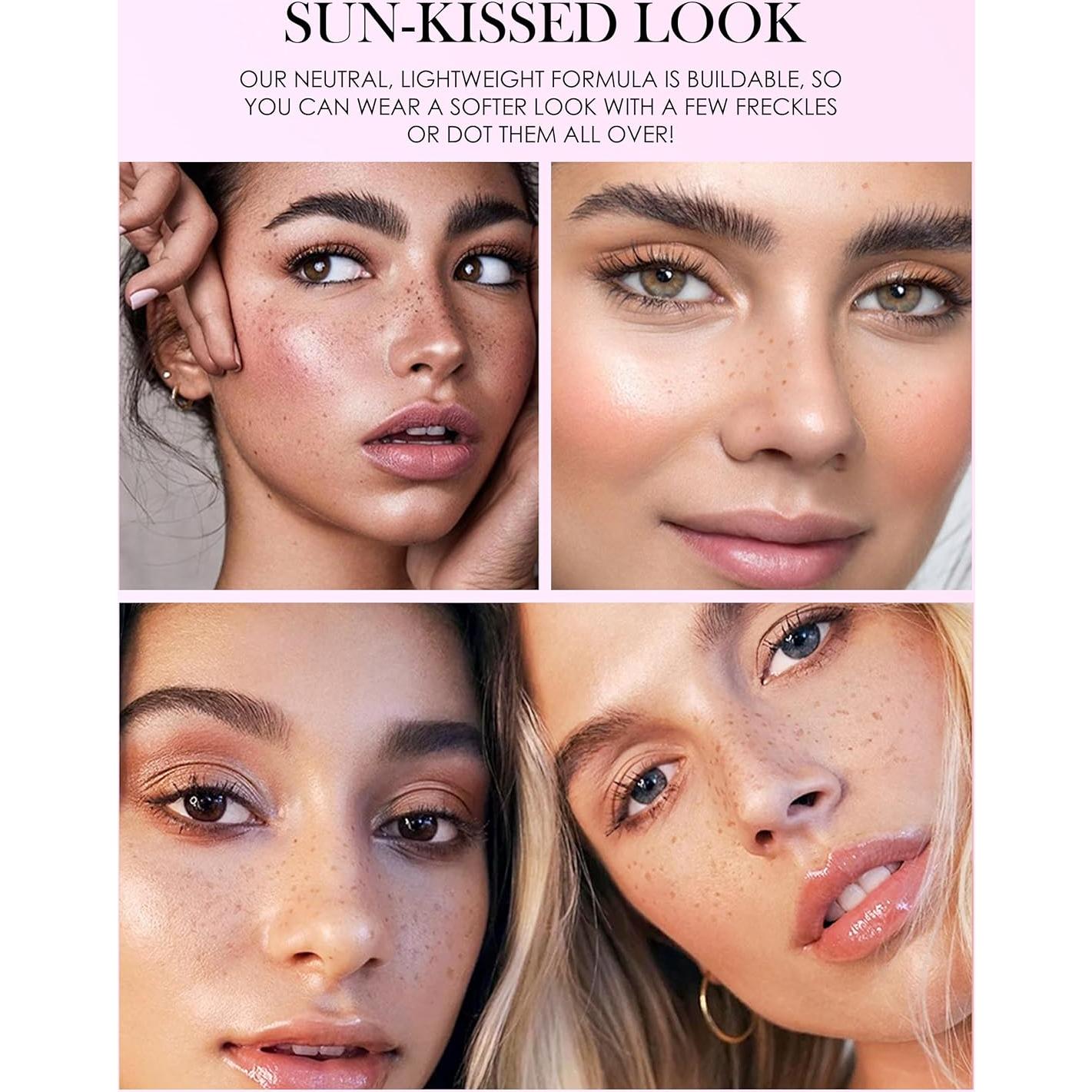 Bolígrafo Sello de Pecas Erinde 2-en-1 Impermeable 01 Claro