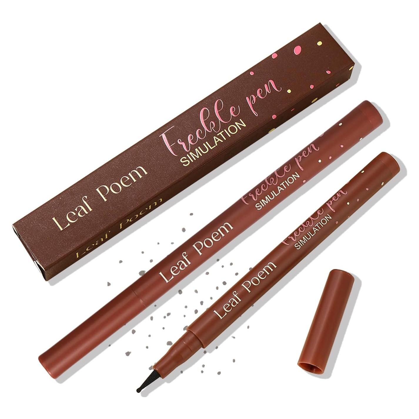 Lápiz de Pecas Liopif 04 Marrón Café - 2 Pack Impermeable