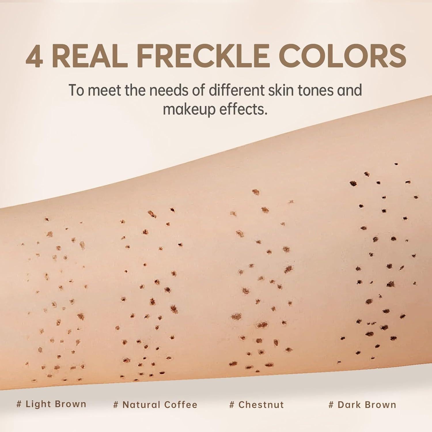 Juego de 4 Bolígrafos de Pecas Falsas MAYKOO - Impermeables