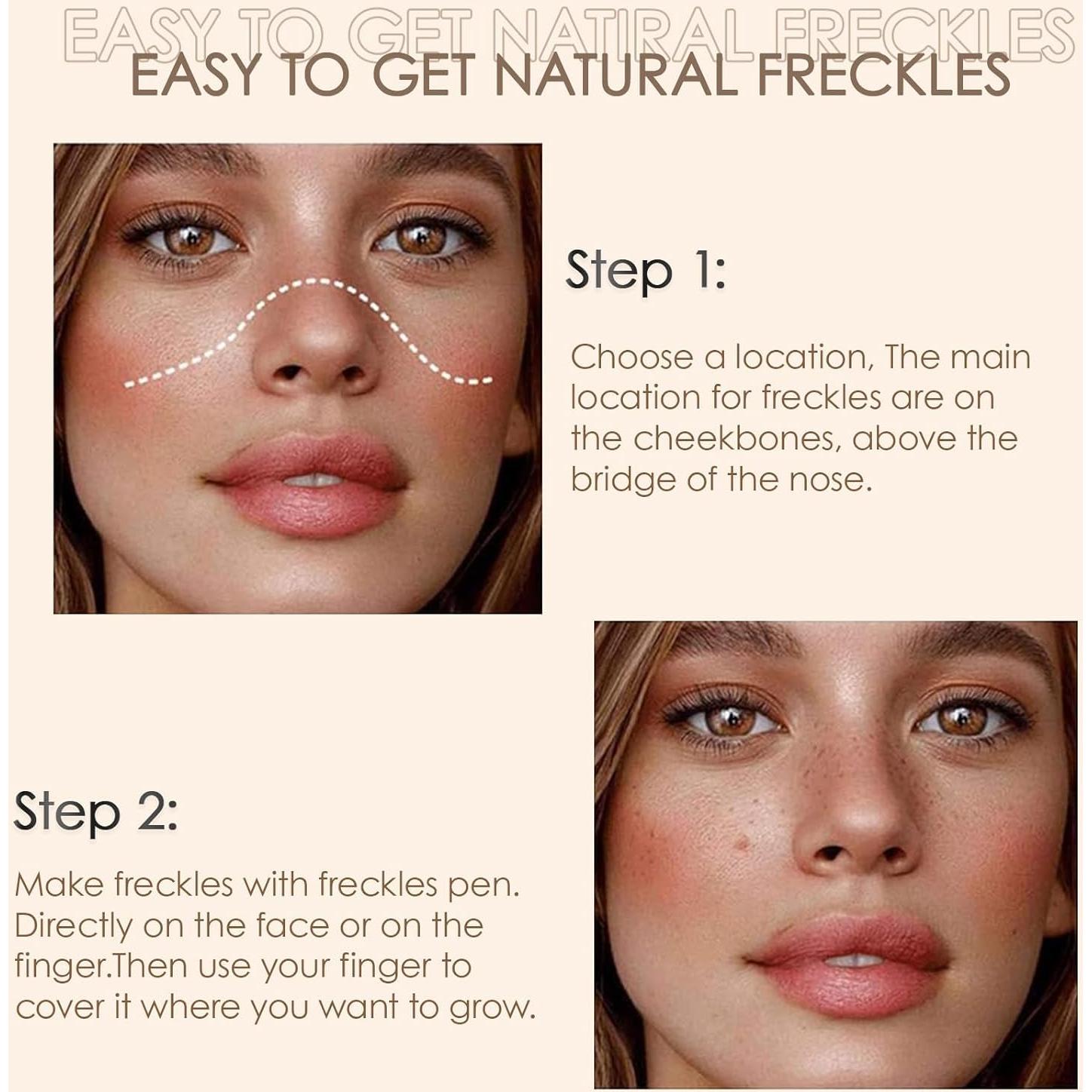 Bolígrafo de Pecas Falsas Liopif 2PCS Café Natural