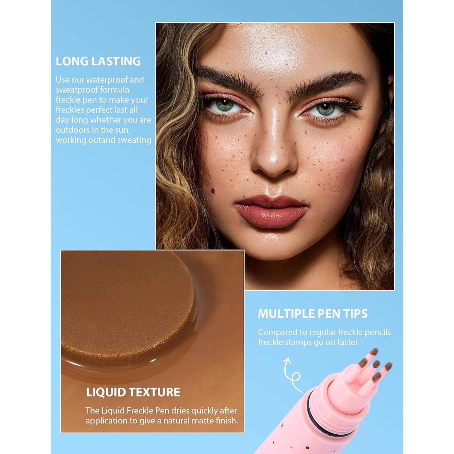 Sello de Pecas Jutqut #01 Claro - Maquillaje Natural Impermeable