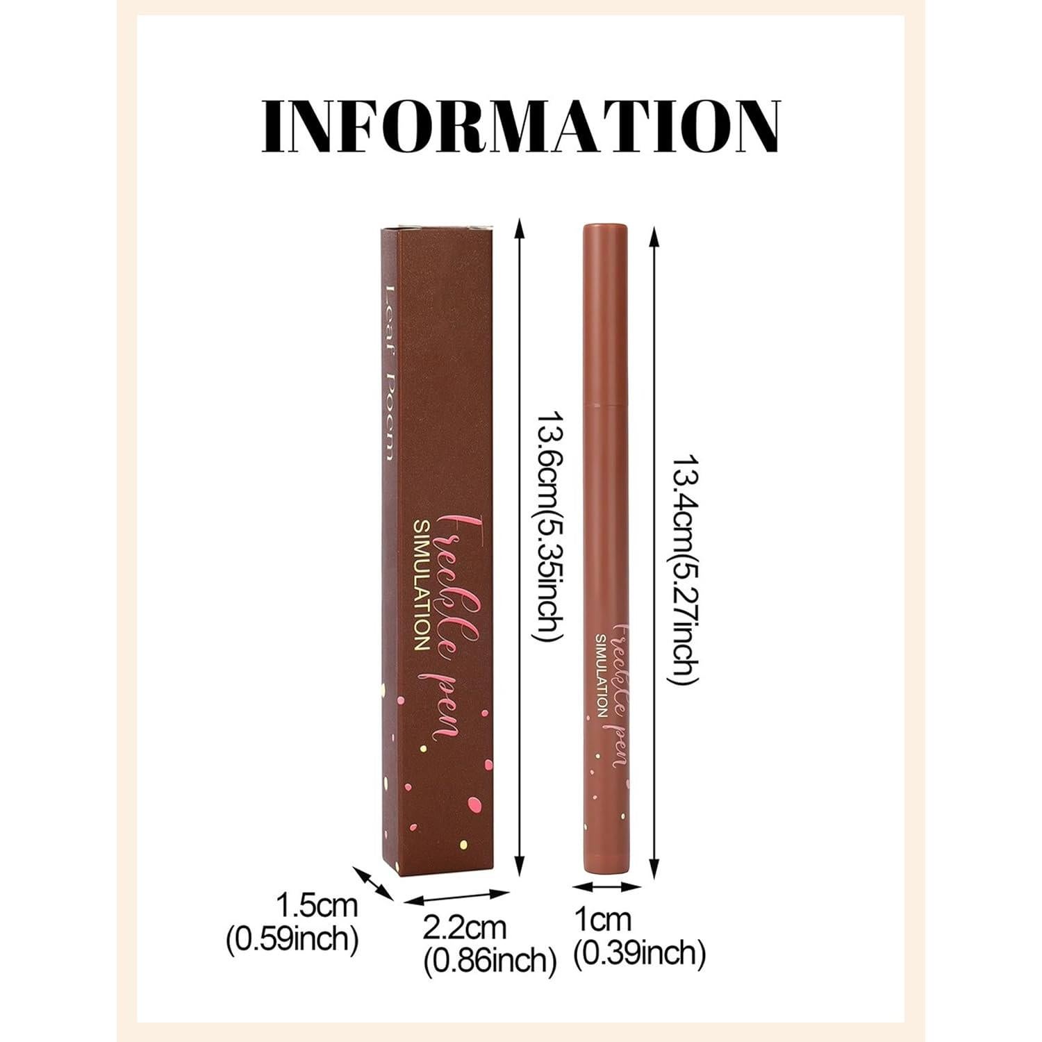 Bolígrafo de Pecas Líquido Erinde 2PCS Impermeable 21g