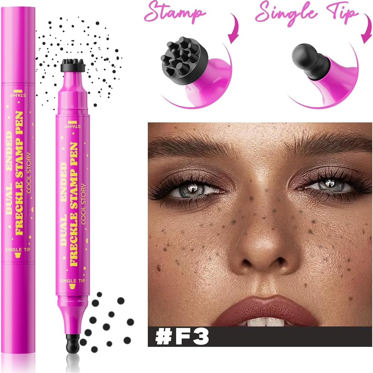 Bolígrafo de Sello de Pecas Beauty Glazed - Marrón Caramelo