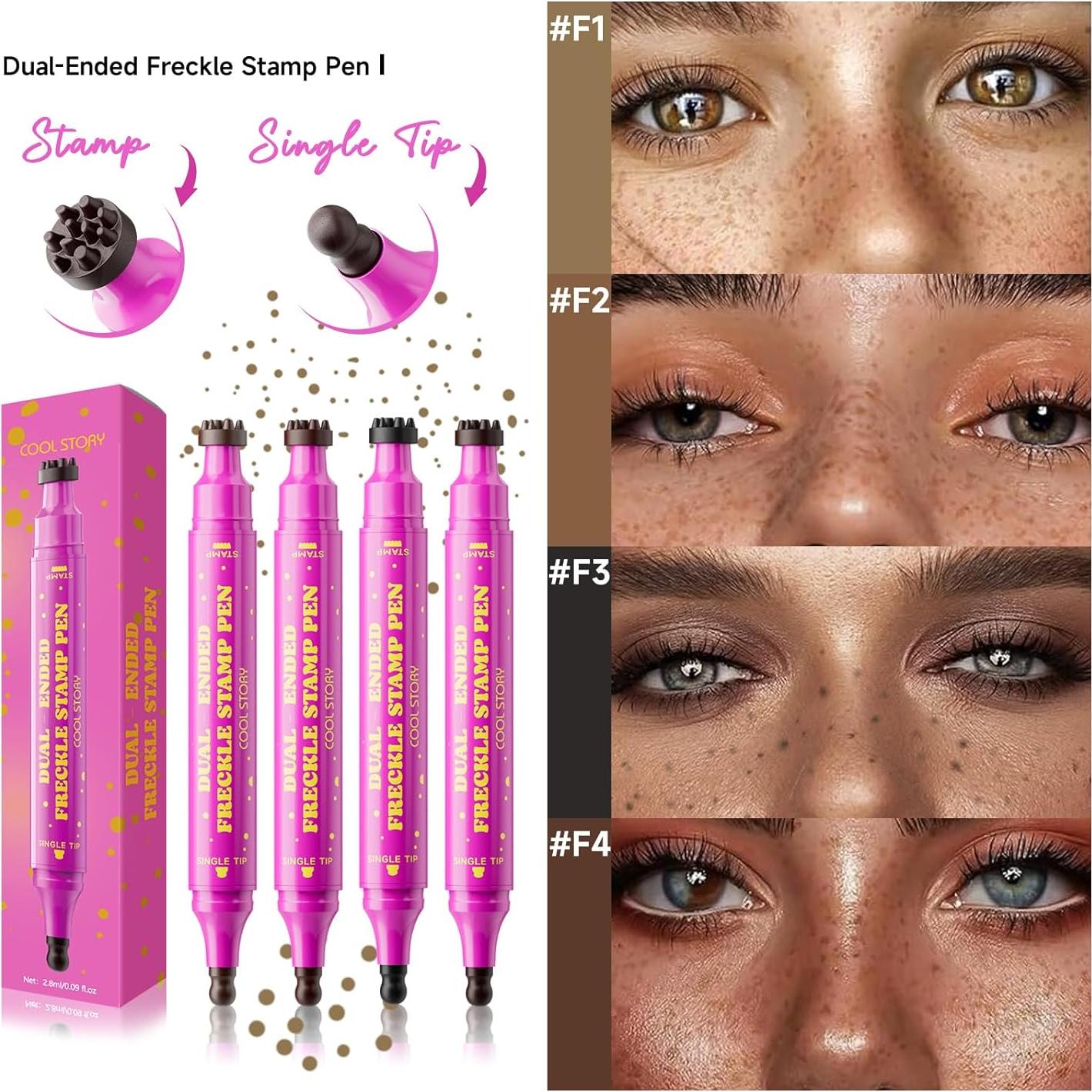 Bolígrafo de Sello de Pecas Beauty Glazed - Marrón Caramelo