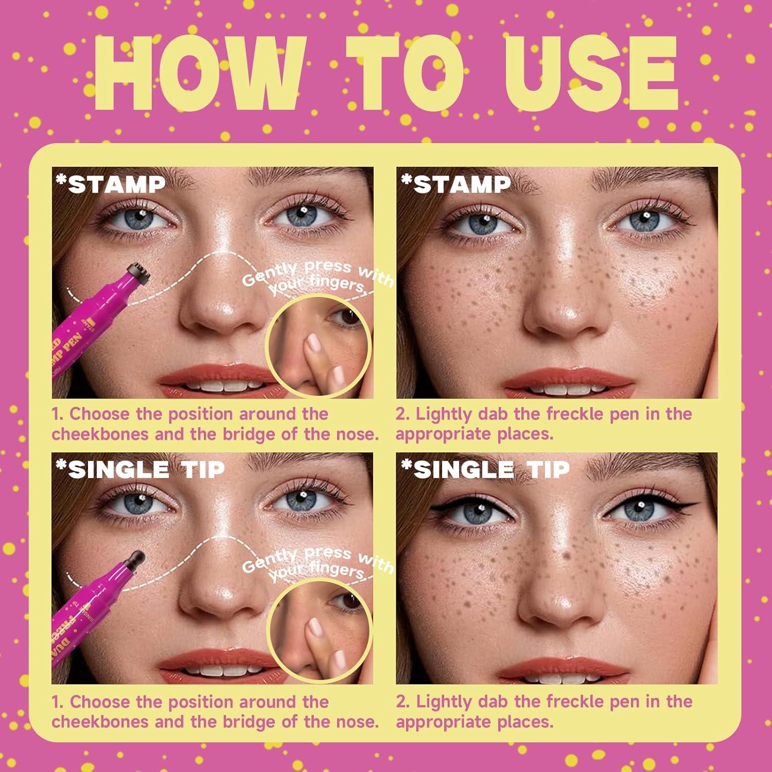 Bolígrafo de Sello de Pecas Beauty Glazed - Marrón Caramelo