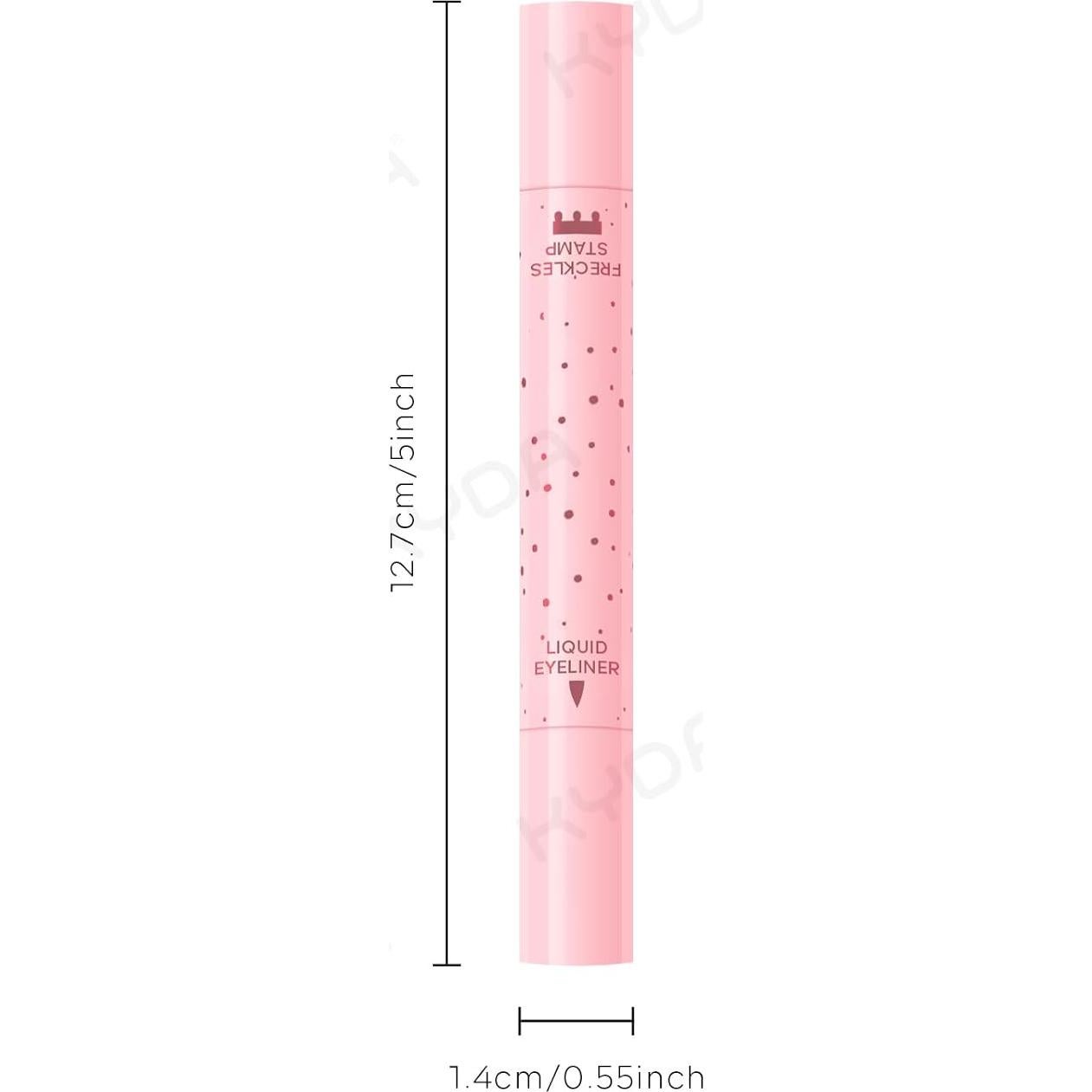 Bolígrafo Delineador Líquido KYDA 2 en 1 para Pecas - Impermeable