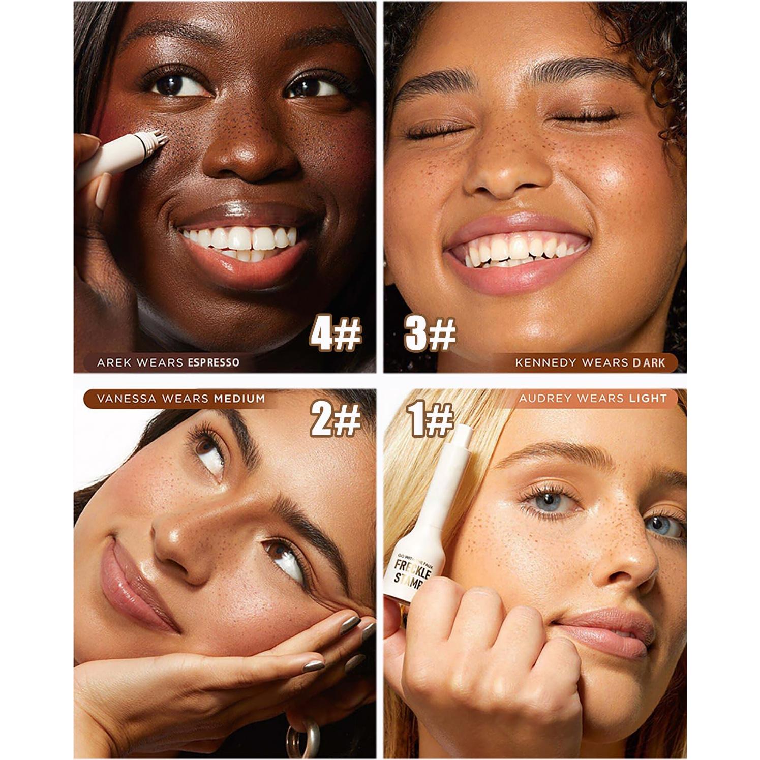 Sello de Pecas Falsas XIRUJNFD 5 Puntos Color Medio