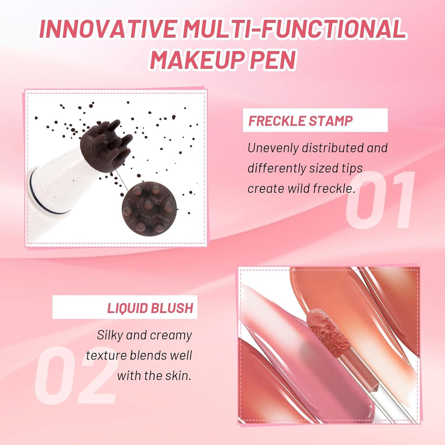 Lápiz de Pecas Falsas 2 en 1 DAGEDA - Rubor Líquido Mate