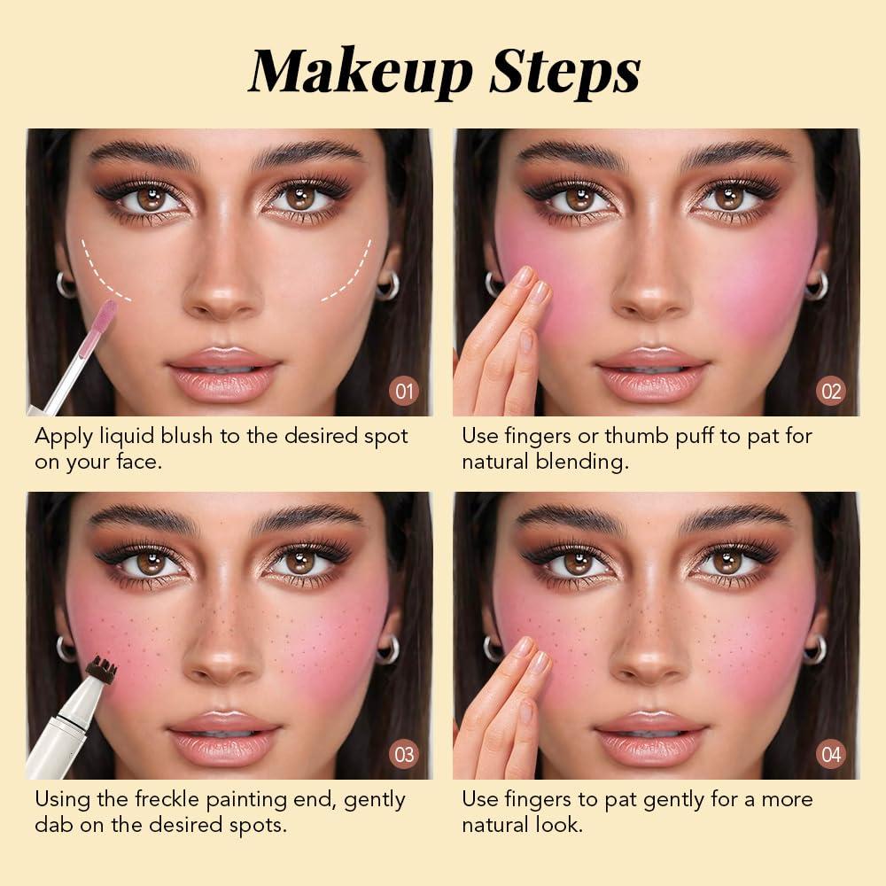 Bolígrafo de Maquillaje 2 en 1 CAKAILA para Pecas y Rubor