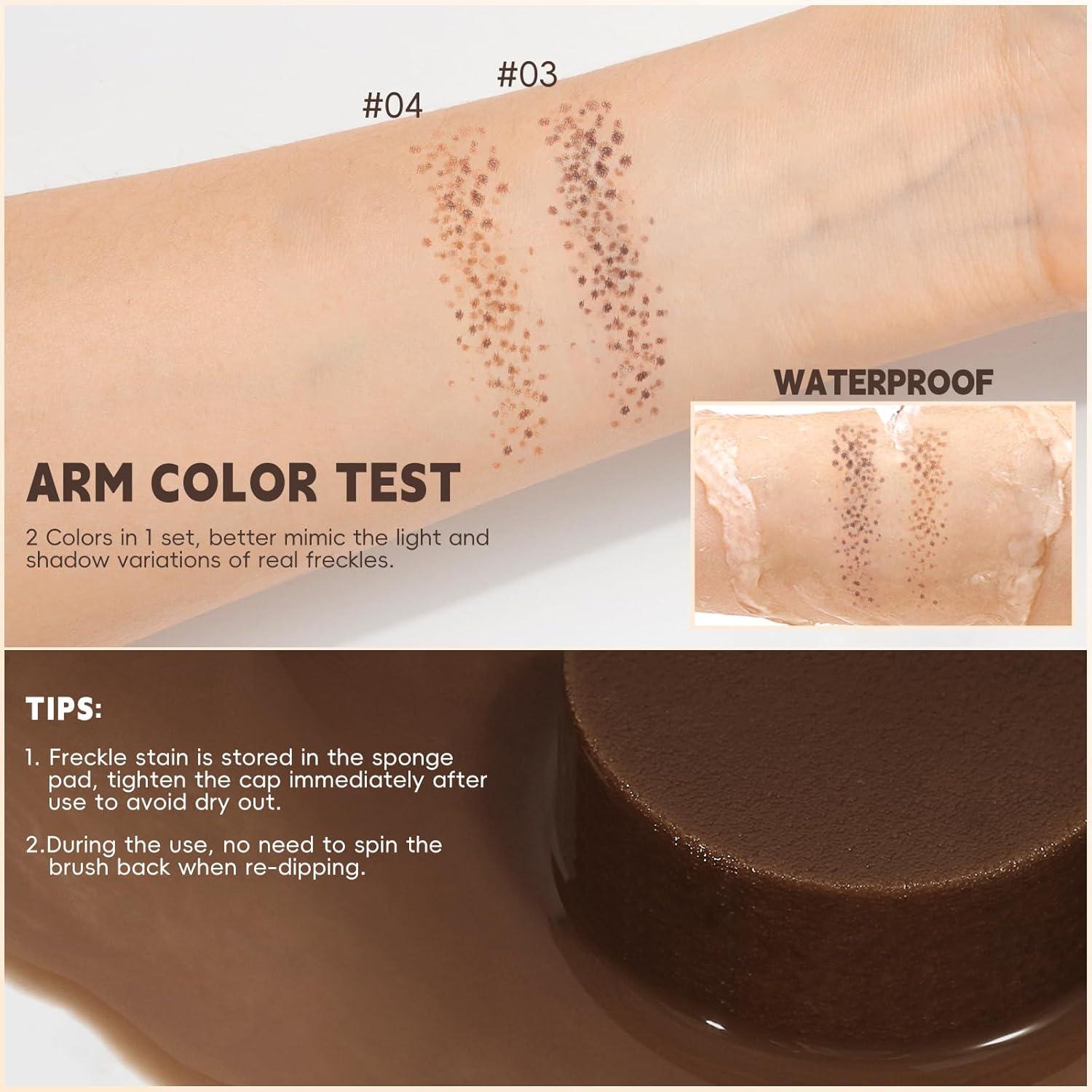 Bolígrafo Sello de Pecas 2pcs Sin Errores Café y Caramelo