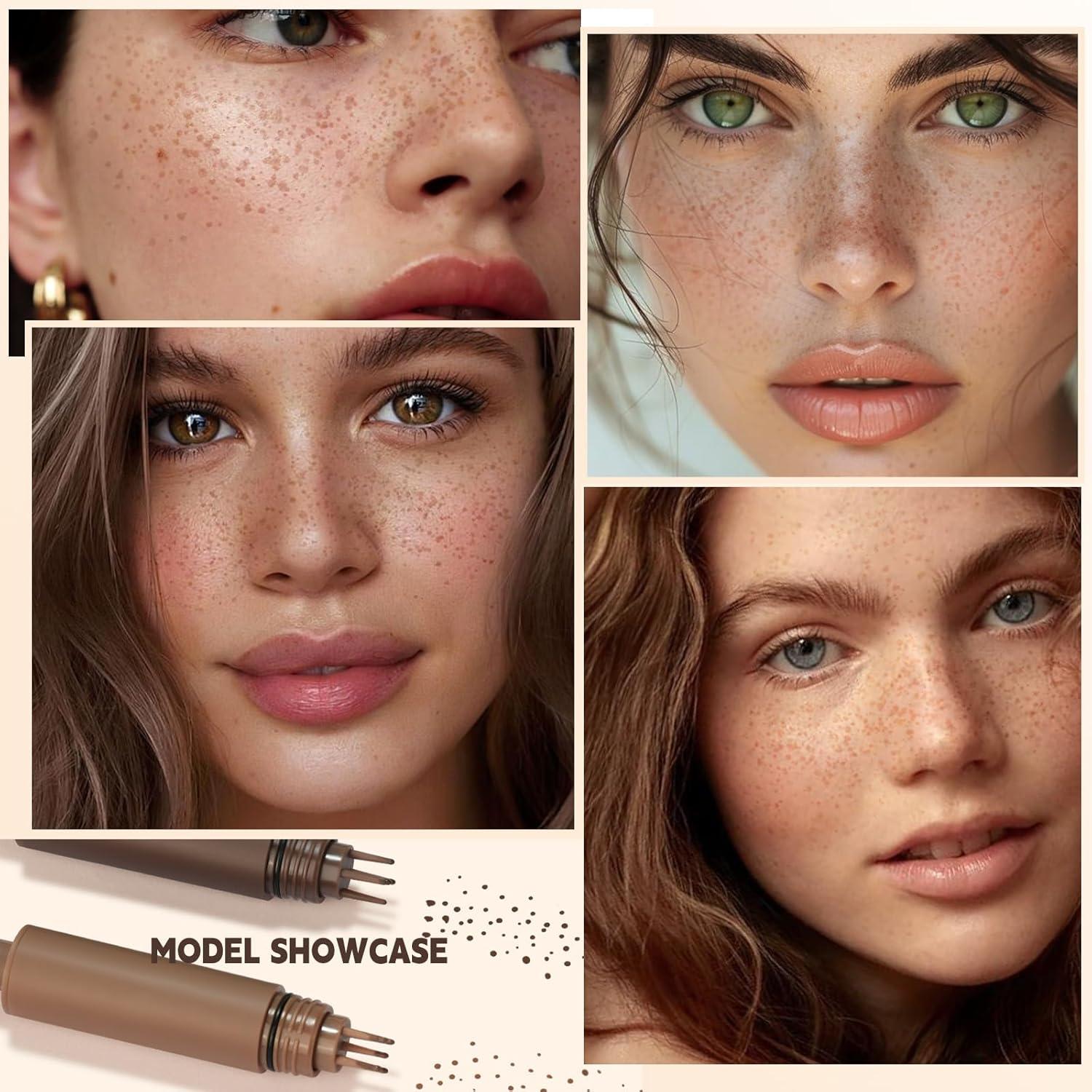 Bolígrafo Sello de Pecas 2pcs Sin Errores Café y Caramelo