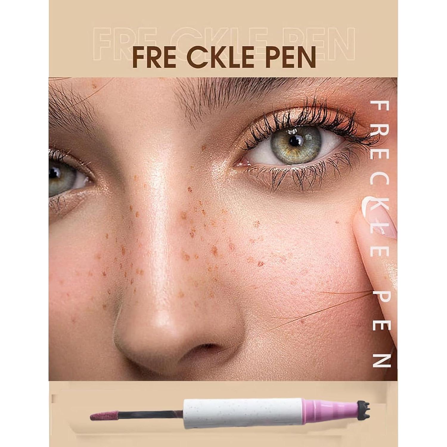 Bolígrafo de Rubor y Pecas Falsas Hfpengzan 2 en 1 Rosa