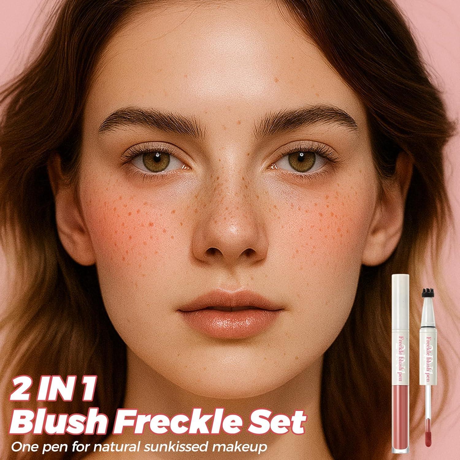 Bolígrafo 2 en 1 Rubor y Sello de Pecas Erinde 03