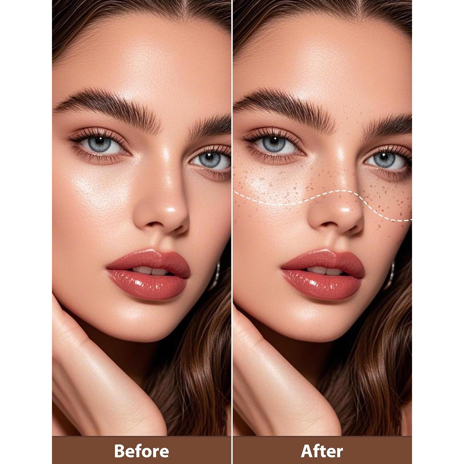 Bolígrafo de Sello de Pecas Jutqut 01 Claro Impermeable