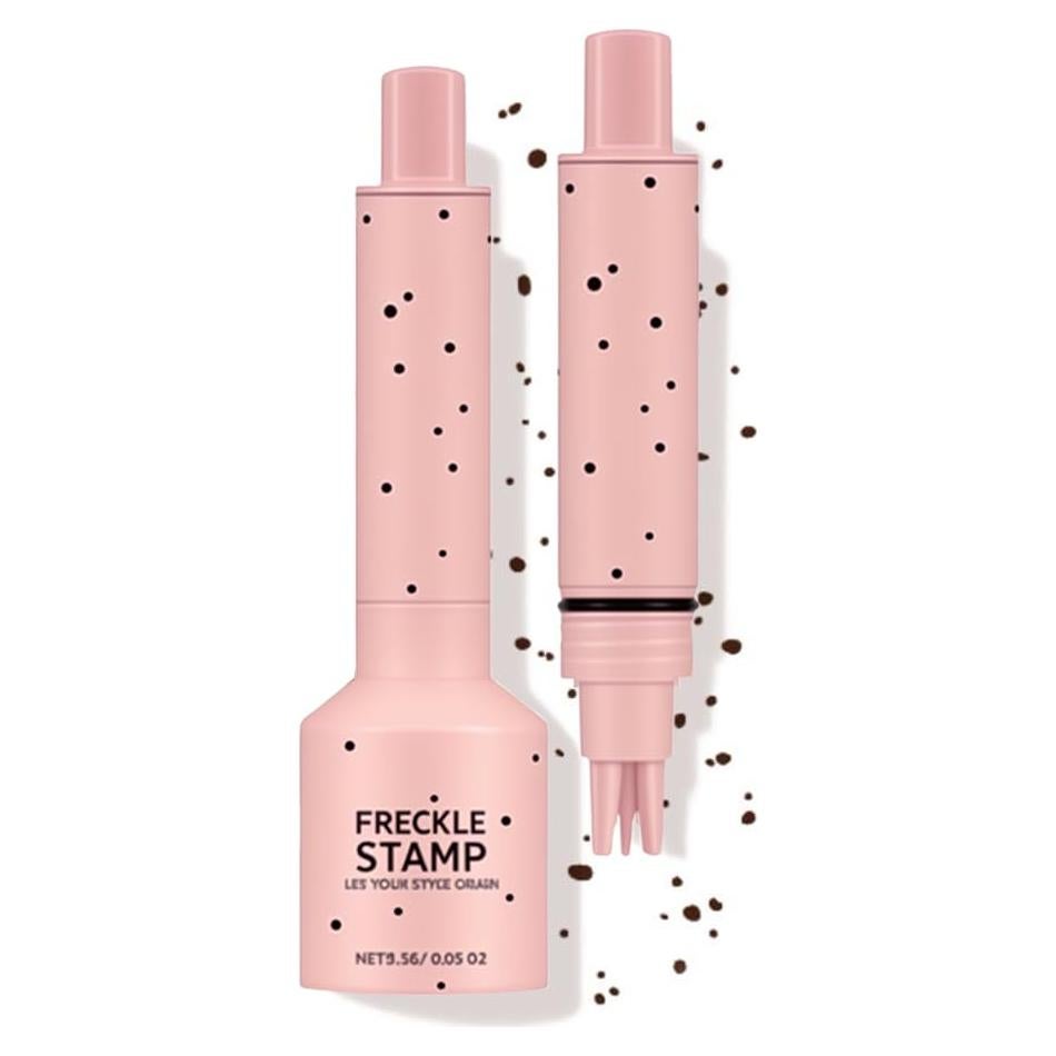 Bolígrafo de Sello de Pecas Falsas CLLFUU - Impermeable Marrón