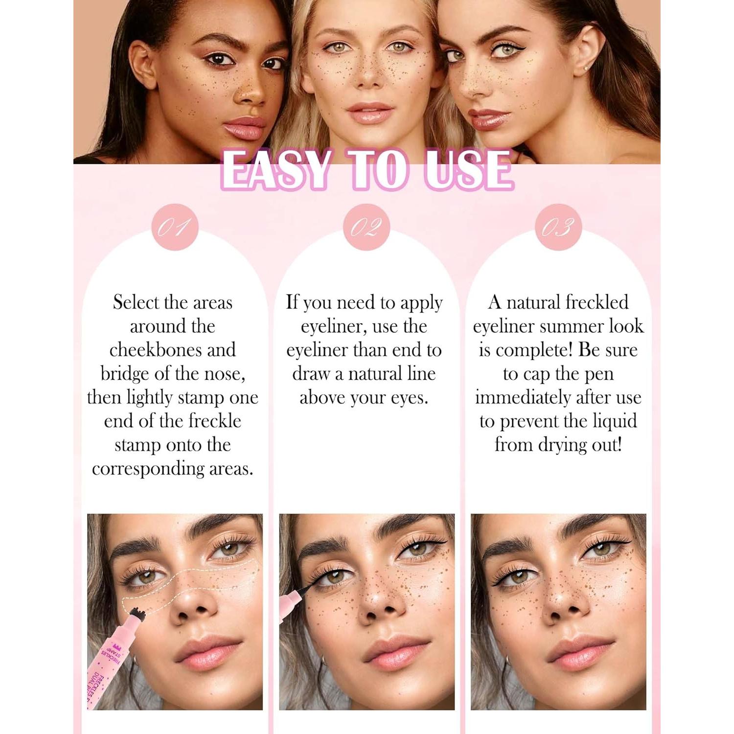 Bolígrafo Delineador de Pecas 2 en 1 Caedelfly 20g