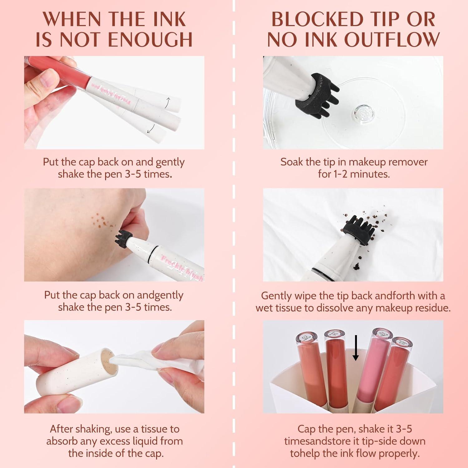 Sello de Pecas y Rubor Líquido 2 en 1 FREEORR 03