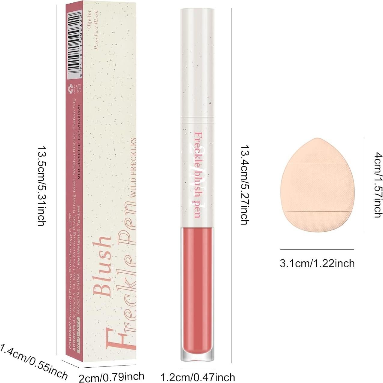 Sello de Pecas y Rubor Líquido 2 en 1 FREEORR 03