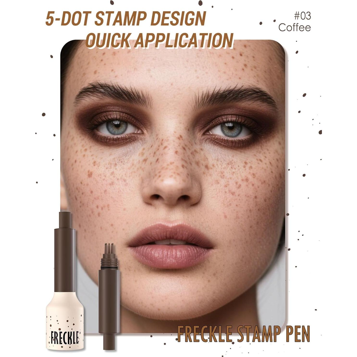 Sello de Pecas Cojín LYSdefeu Color Café 1.2ml Resistente al Agua