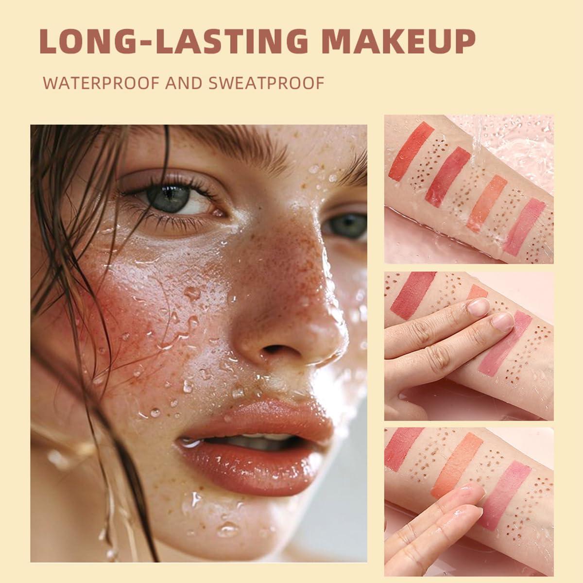 Bolígrafo de Rubor y Pecas 2 en 1 Pakivs - Rosa y Marrón