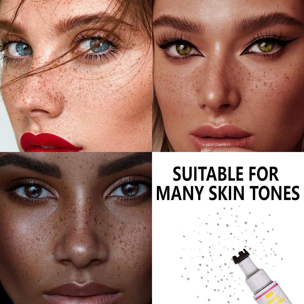 Delineador 2 en 1 HHLTOH - Pecas Marrón Medio y Negro