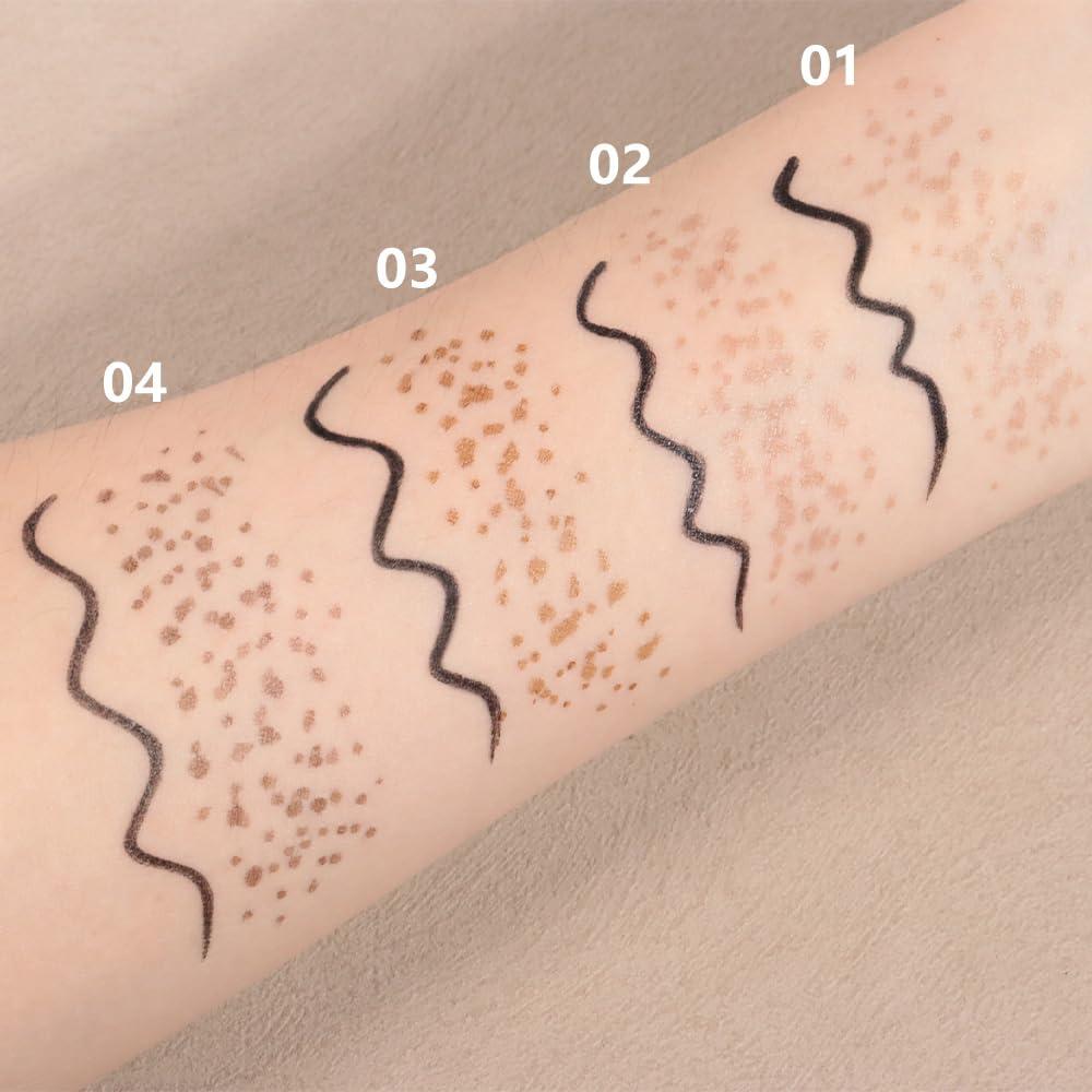 Delineador 2 en 1 HHLTOH - Pecas Marrón Medio y Negro