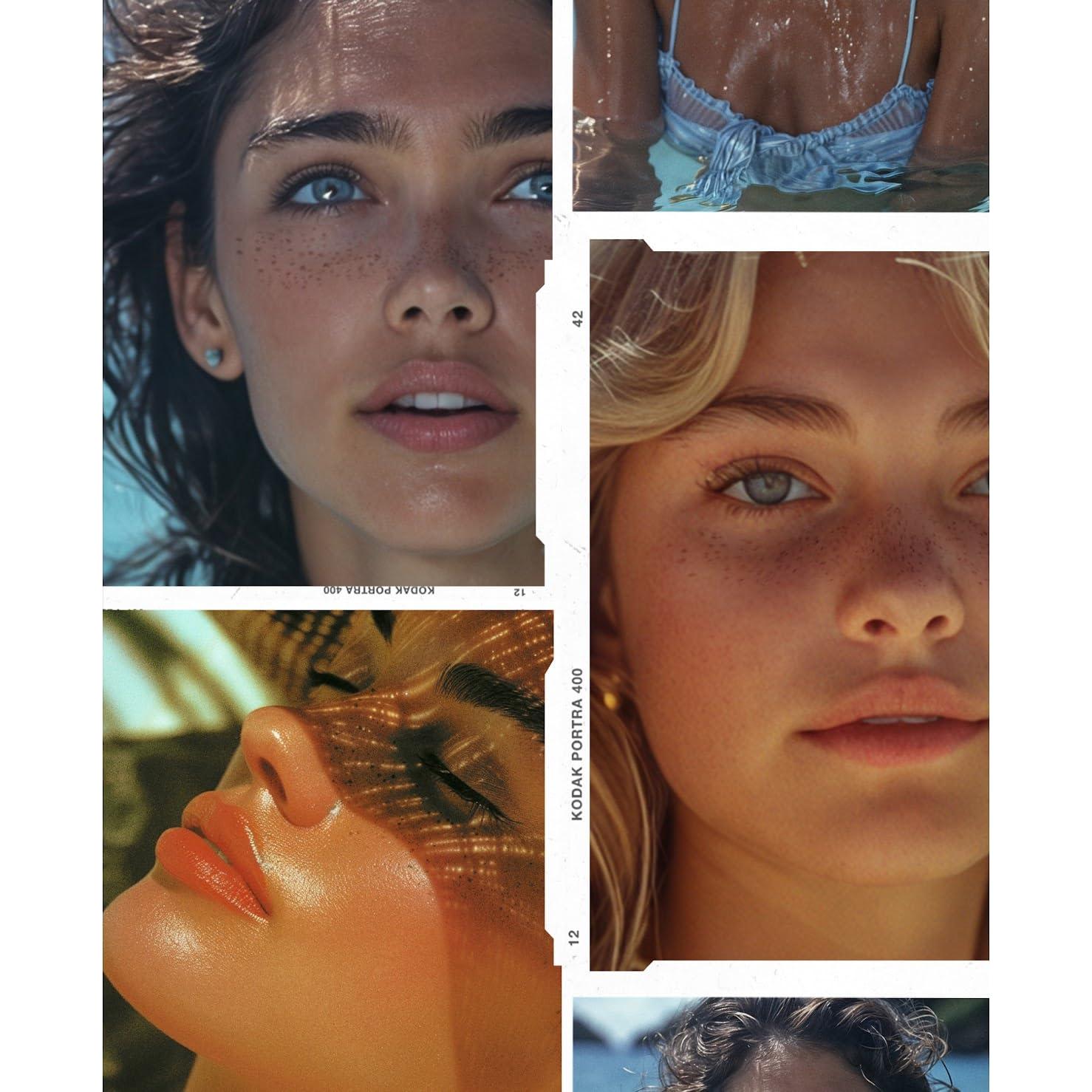 Parches de Maquillaje Facial Fazit - Pecas Falsas Impermeables - 6 Unidades