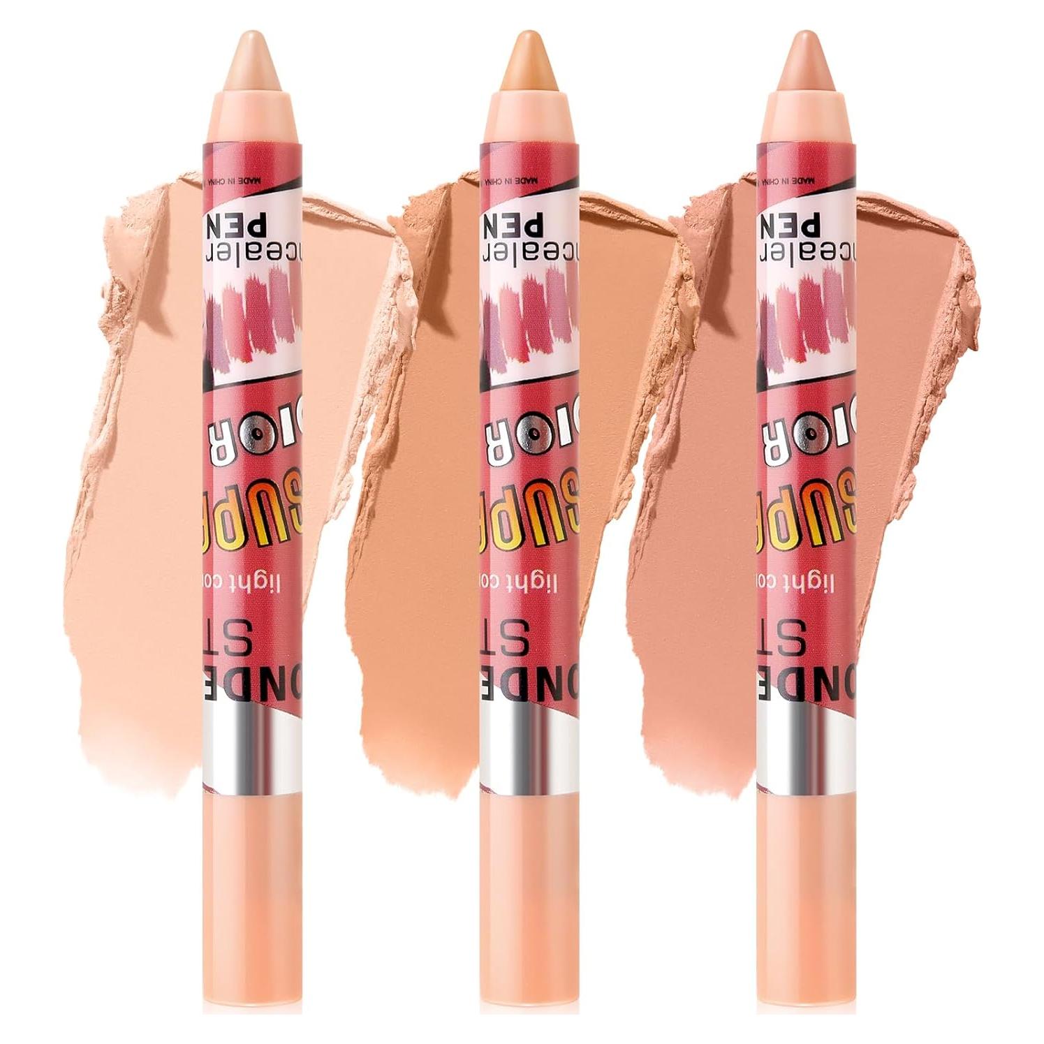 Set de 3 Lápices Correctores Boobeen - Mate Impermeable