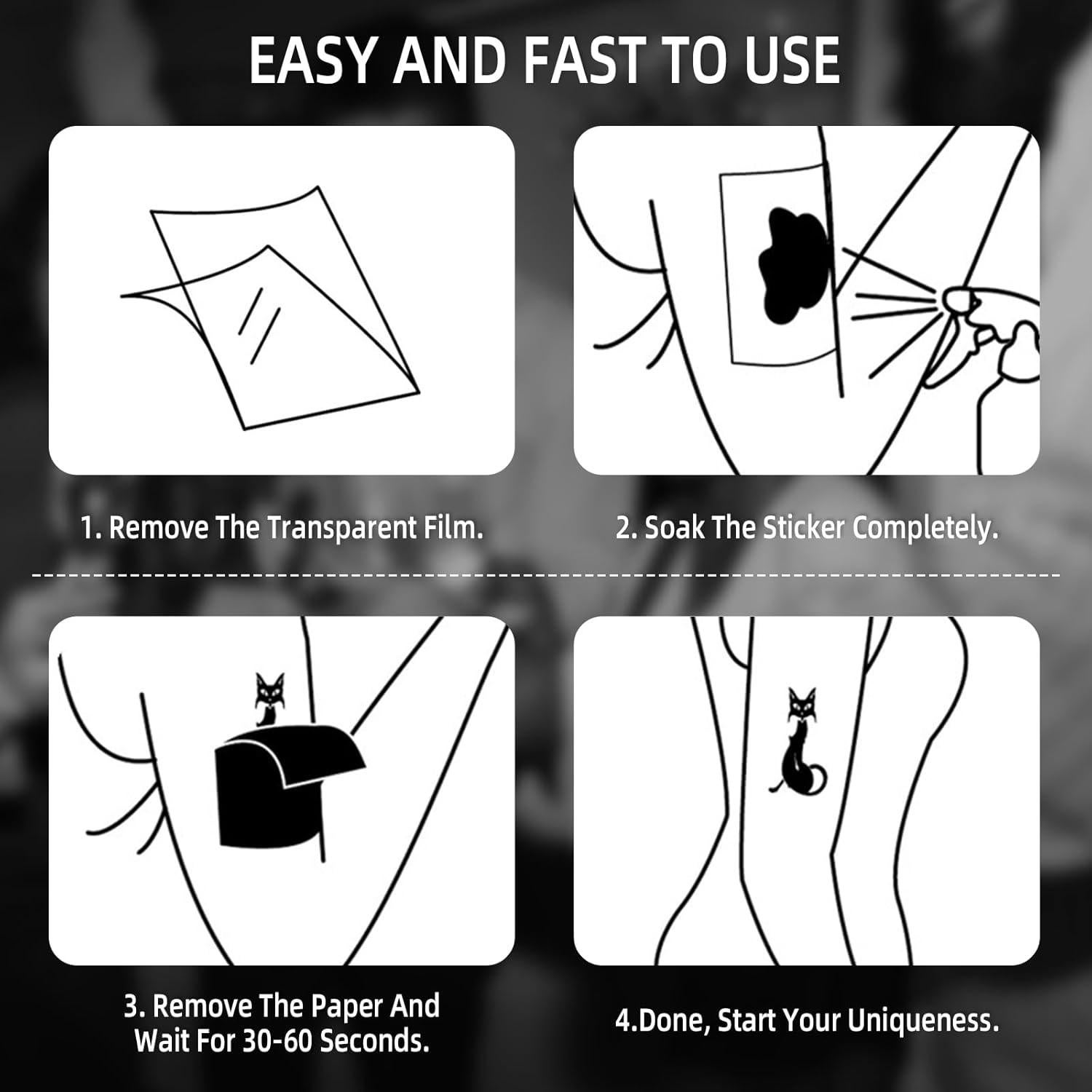 Pecas Falsas Plateadas Sokfone - Tatuajes Faciales 8 PCS