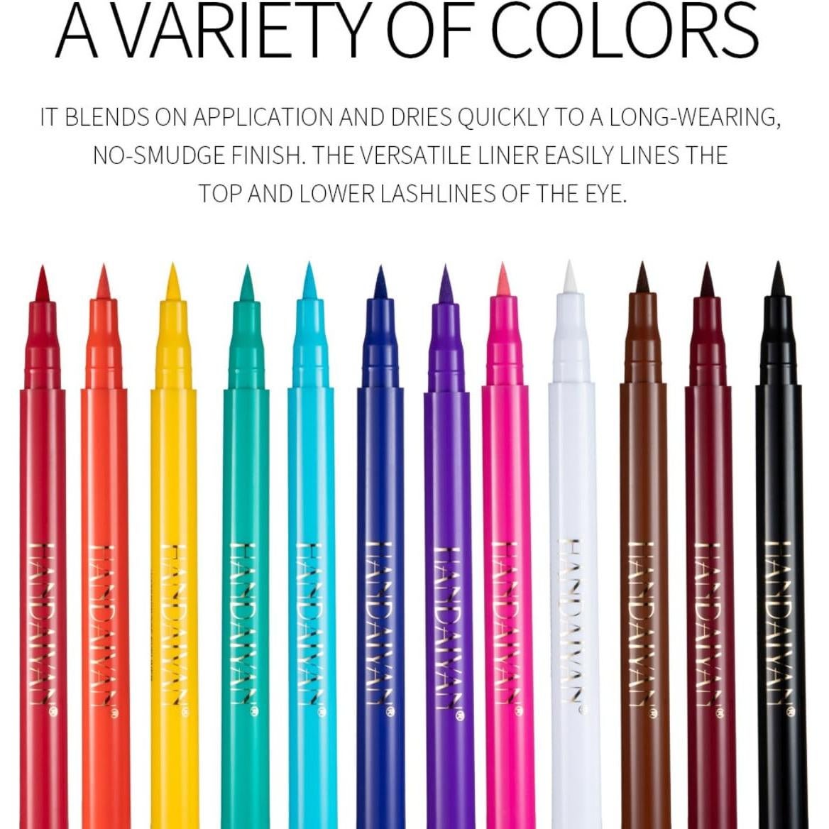 Eyeliner Líquido a Prueba de Agua ONarisae Blanco 13.9cm