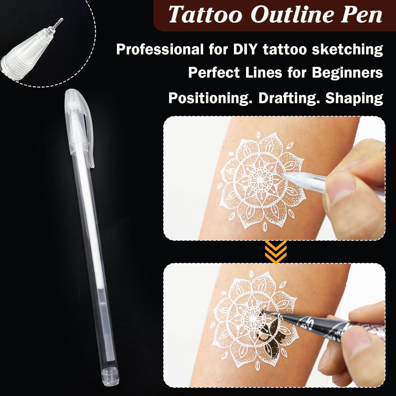 Kit de Tatuajes Temporales Pllusjoys - 3 Conos Marrón y 4 Plantillas