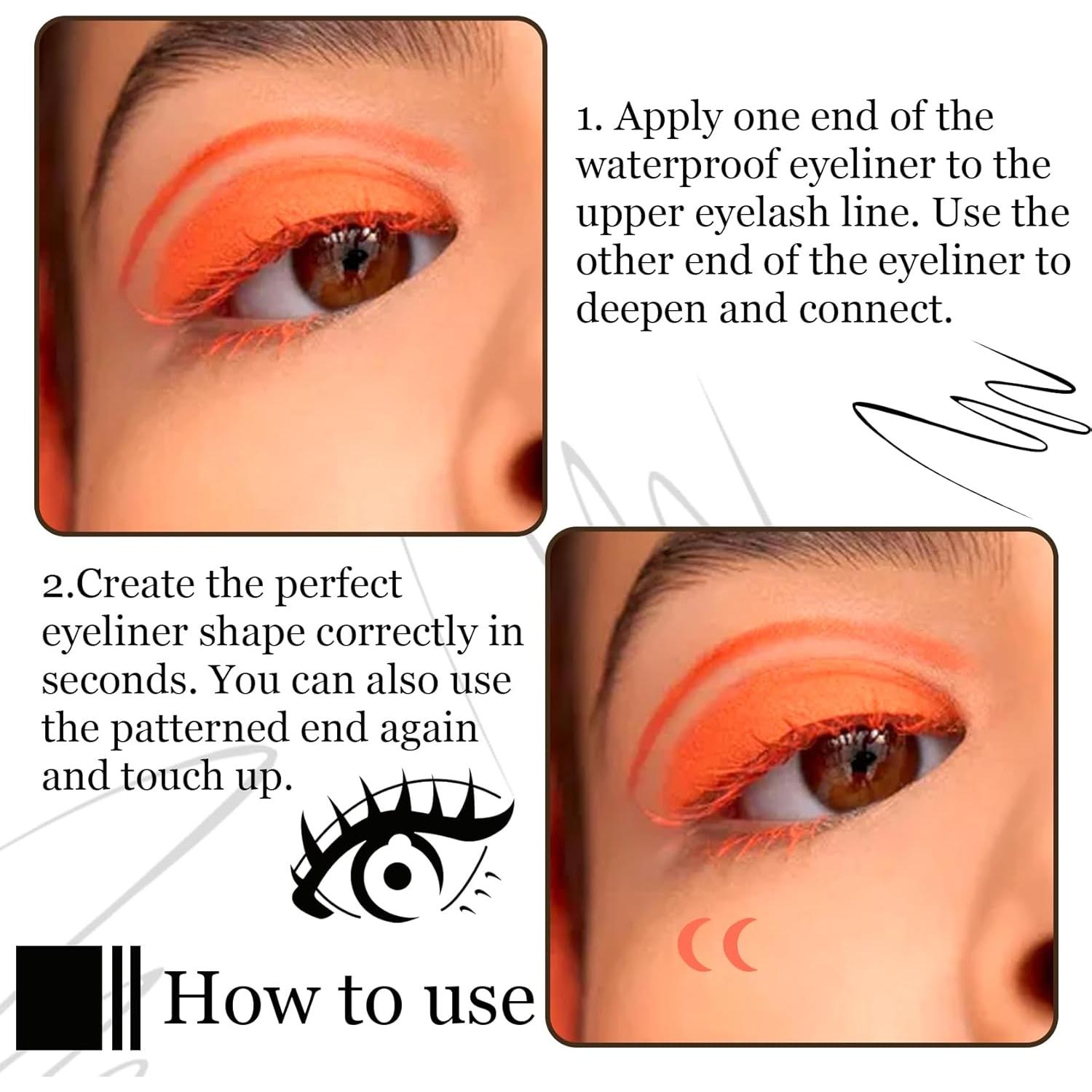 Sello de Delineador de Ojos Doble Cara XMXueMei - Waterproof