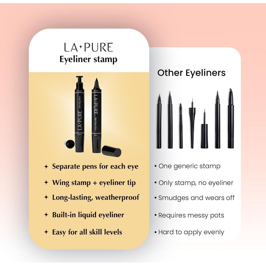 Delineador de Ojos Líquido a Prueba de Agua La Pure 8mm