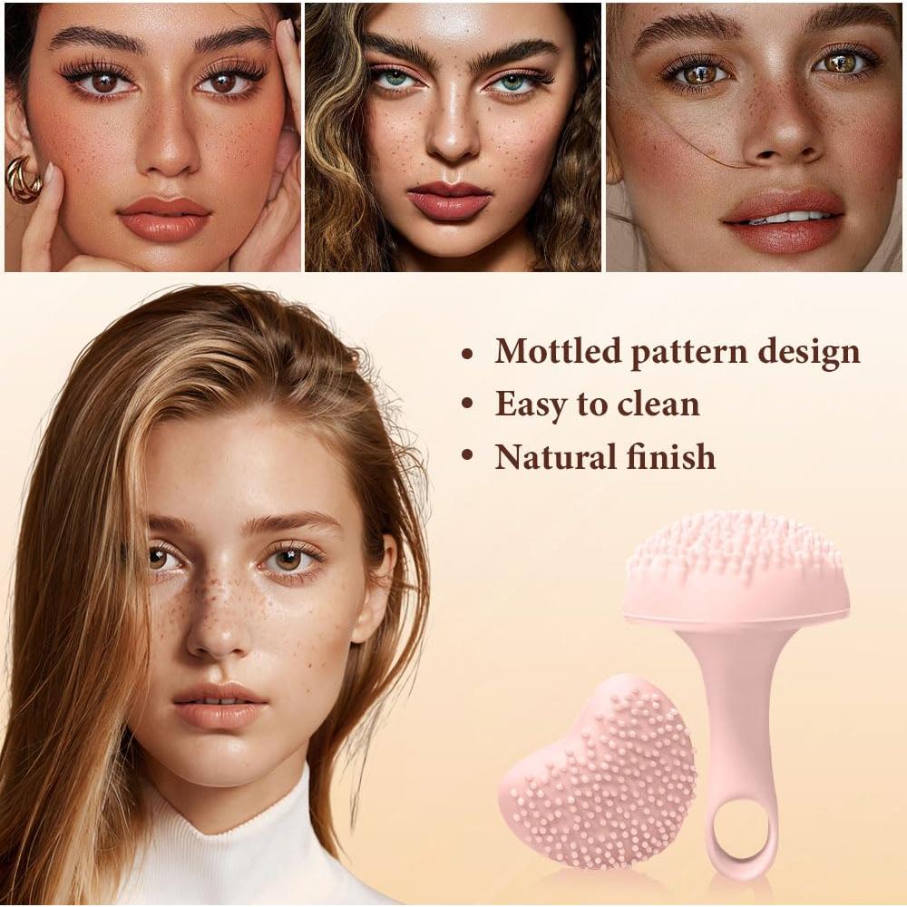 Sello de Pecas de Silicona Dayinkes - Aplicador Impermeable Rosa