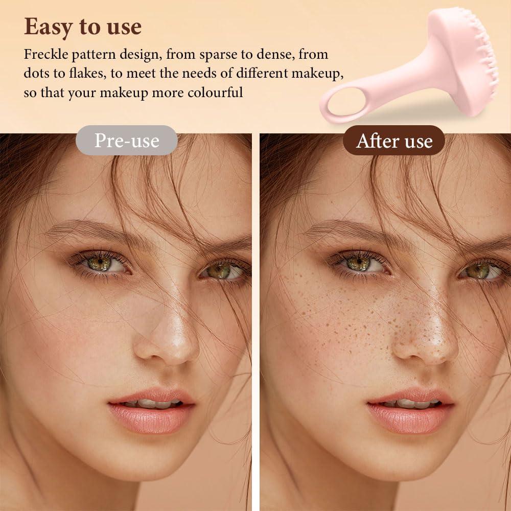 Sello de Pecas de Silicona Dayinkes - Aplicador Impermeable Rosa