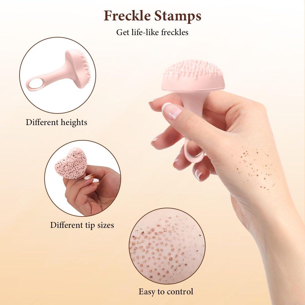 Sello de Pecas de Silicona Dayinkes - Aplicador Impermeable Rosa