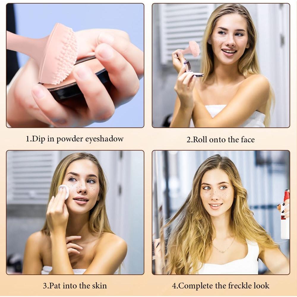 Sello de Pecas de Silicona Dayinkes - Aplicador Impermeable Rosa