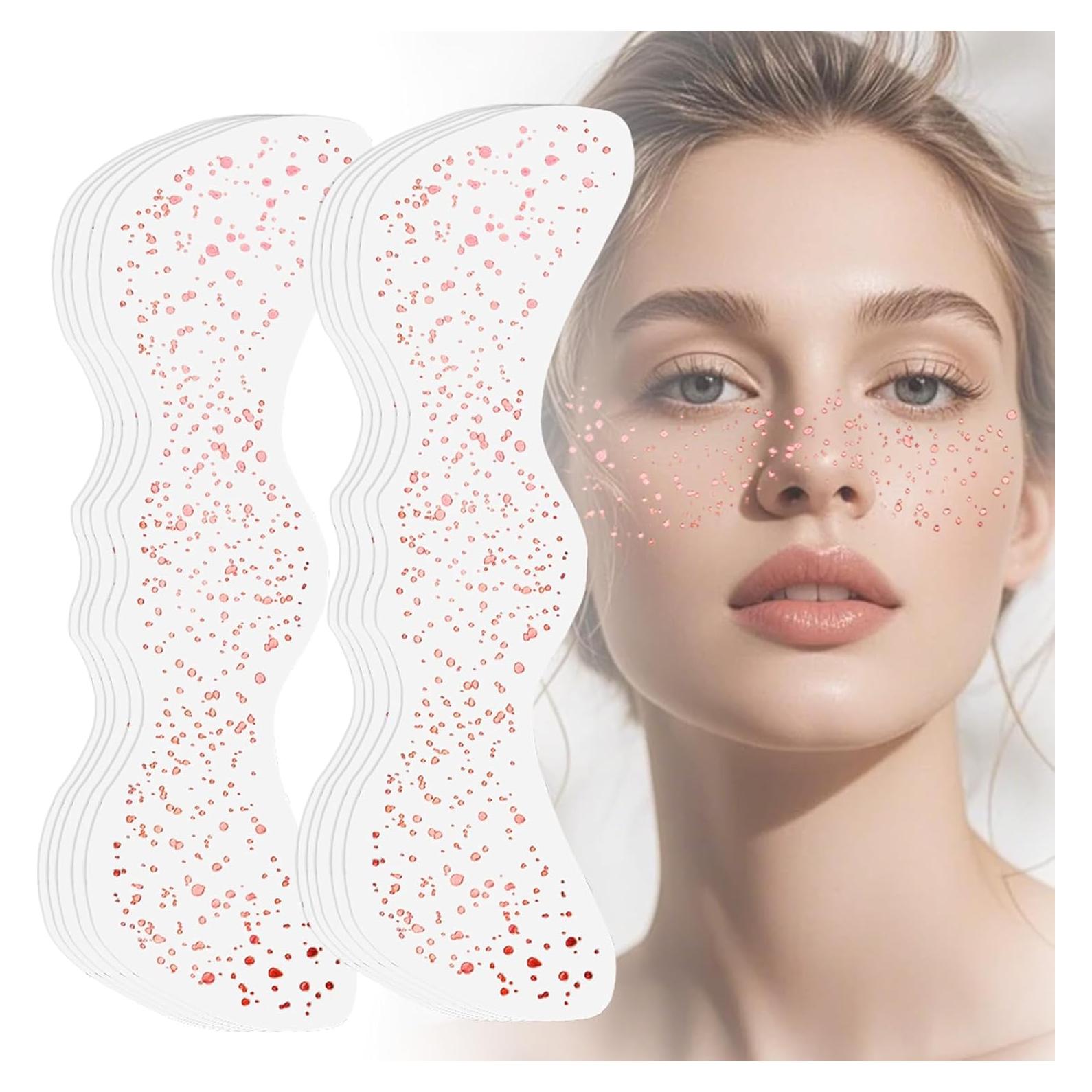 Tatuajes Temporales de Pecas Boko - 10 Piezas Oro Rosa