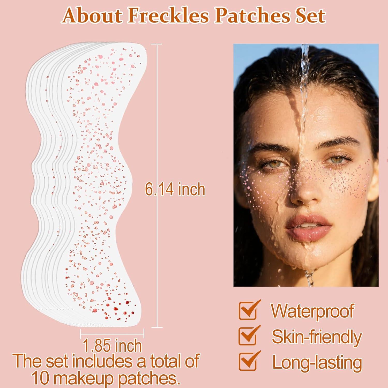 Tatuajes Temporales de Pecas Boko - 10 Piezas Oro Rosa