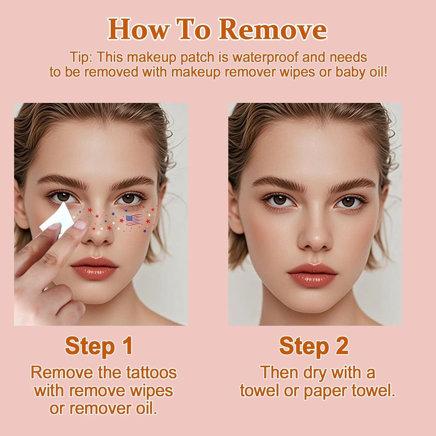 Tatuajes Temporales de Pecas Boko - 10 Piezas Oro Rosa